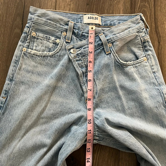 AGOLDE Criss Cross Jeans Size 22 - Picture 9 of 11